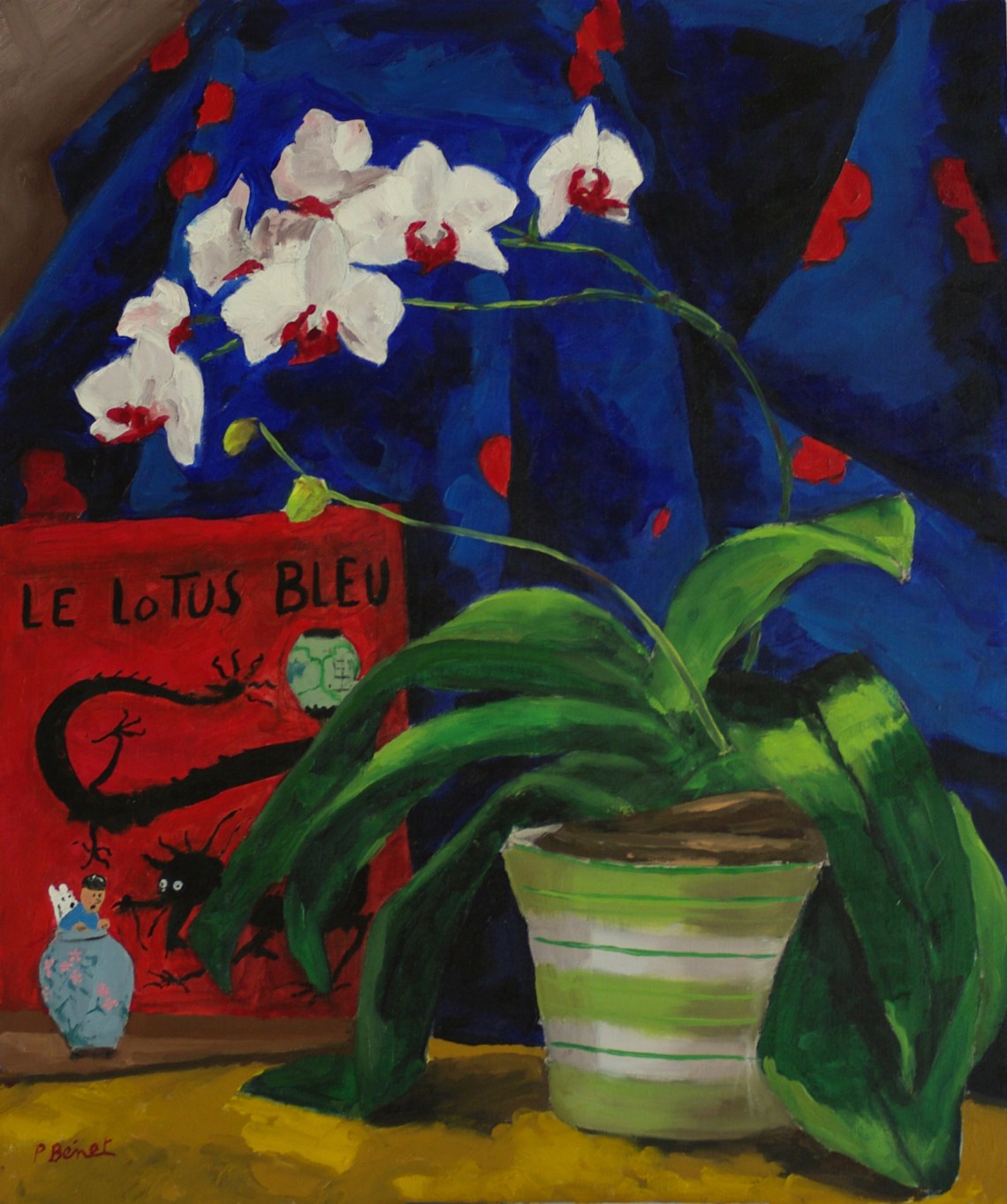 Nature morte au Tintin 10F