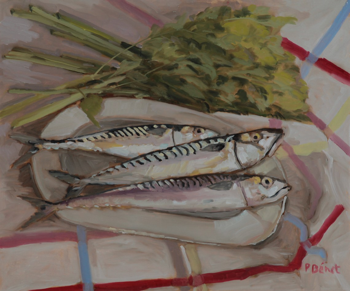 Maquereaux et celeri TsC 10F (55 x 46 cm) 2013